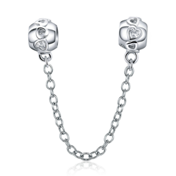 Biżuteria SayU Charms zabezpieczenie łańcuszek Serce